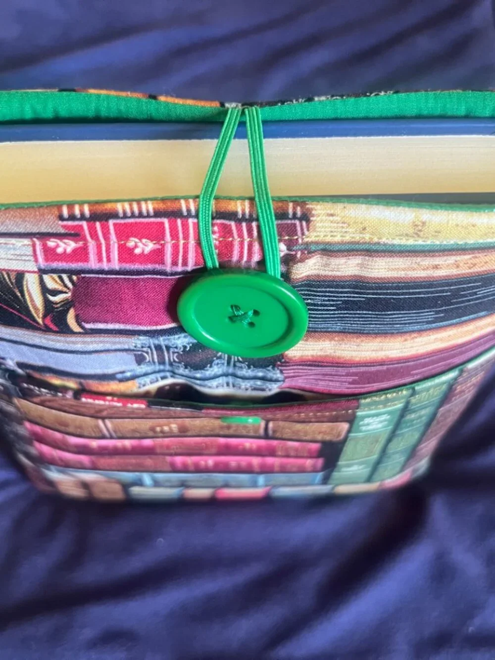 NWOT Kindle Oasis Sleeve, Front Snap Pocket: Handmade eReader Button Pouch